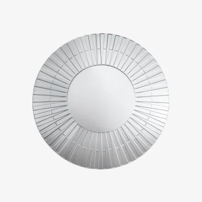 The Range Anson Flared Frame Wall Mirror - Silver
