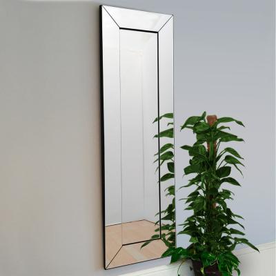 The Range Lara Clear Glass Full Length Mirror - Silver