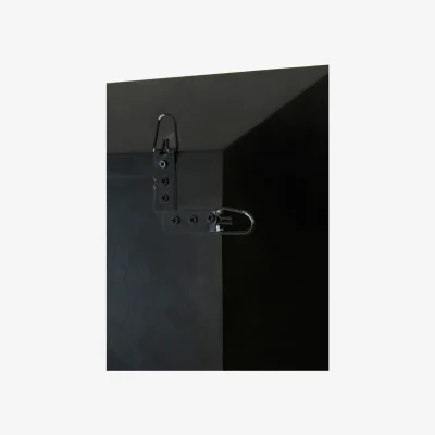 The Range Avento Gold Mirror With Circular Hook - Green