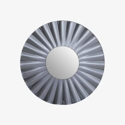 The Range Marcia Gold Octagonal Wall Mirror - Grey