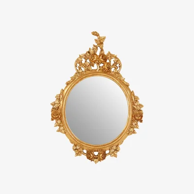 The Range Yaxi Gold Foil Wall Mirror - Gold