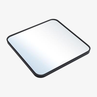 The Range HomeScape Square Aluminum Wall Mirror - Black
