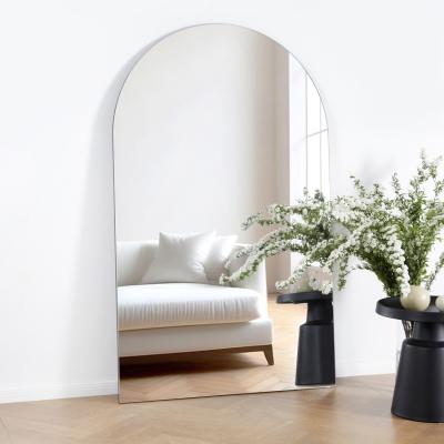 The Range Albano Extra Large Frameless Arched Full Length Mirror - Clear
