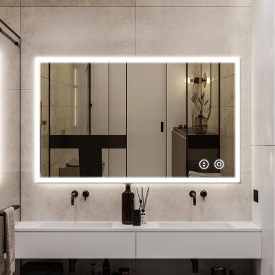 The Range Dimmable Wall Mounted Vanity Mirror - White / 80cm