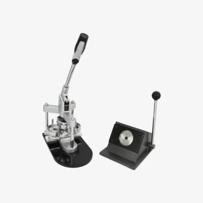 The Range PixMax 58mm Pocket Mirror Badge Press and Cutter - Silver