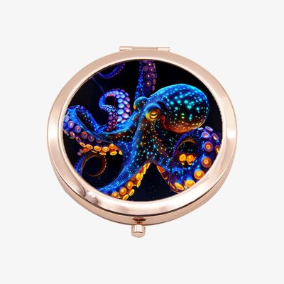 The Range Octopus Rose Gold Compact Mirror - Rose Gold