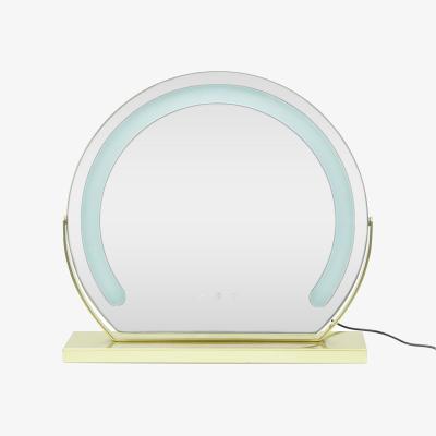 The Range Gold LED Illuminated Free Standing Vanity Mirror - Gold