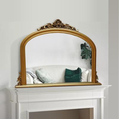 The Range Reading Overmantle Mirror Gold - Gold