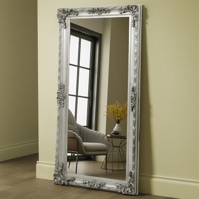 The Range Oversize Retro Rectangular Full Length Mirror - Silver
