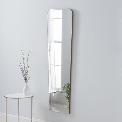 The Range Irregular Frameless Full Length Mirror - Gold / 148(h)x46cm(w)