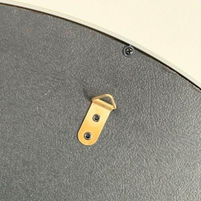 The Range Large Industrial Round Framed Mirror - Gold