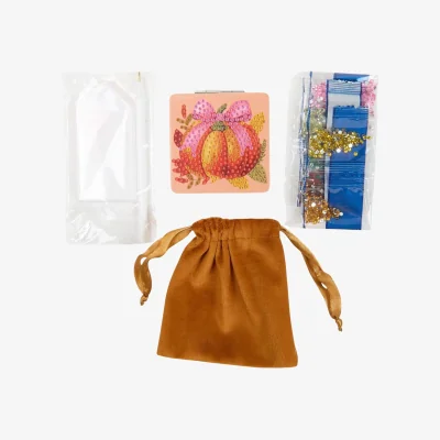 The Range Autumn Diamond Art Compact Mirror Kit