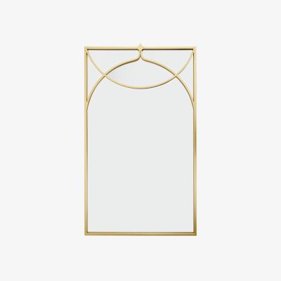 The Range Metal Decorative Wall-Mounted Mirror   - Gold