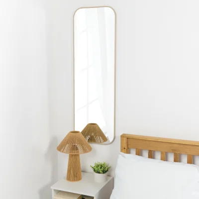 The Range Squoval Modern Wall Mirror - Greige