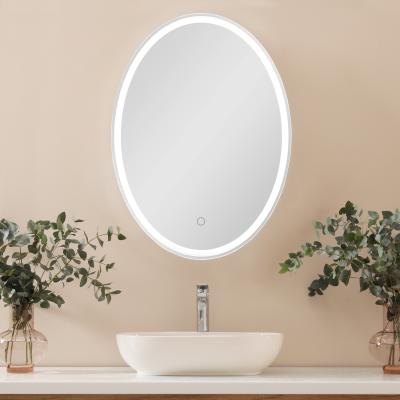 The Range Boston LED Mirror  - Silver / Oval