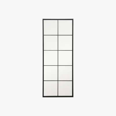 The Range The Fenestra Wall Leaner mirror - Black
