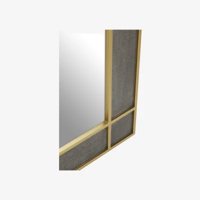 The Range Gaia Silver Frame Wall Mirror - Grey
