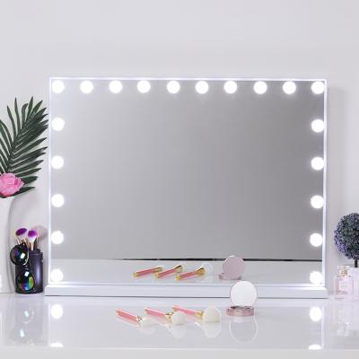 The Range Hollywood Standard Table Vanity Mirror with LED - White / 80cm