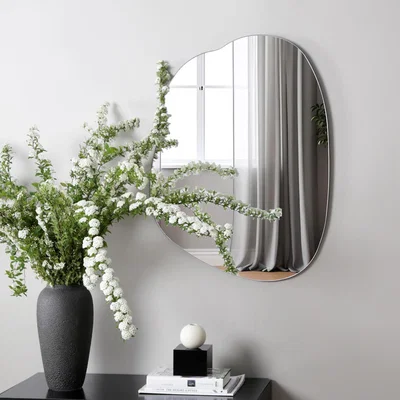 The Range Nemi - Frameless Pond Wall Mirror - Clear