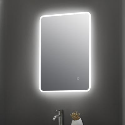 The Range nuie Lynx Touch Sensor Ambient Mirror - Silver