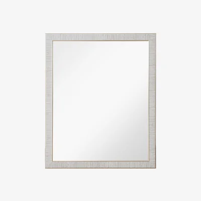 The Range Ashwood Effect Gold Edged Mirror