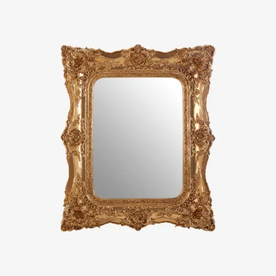 The Range Marseille Gold Bevelled Edge Wall Mirror - Gold