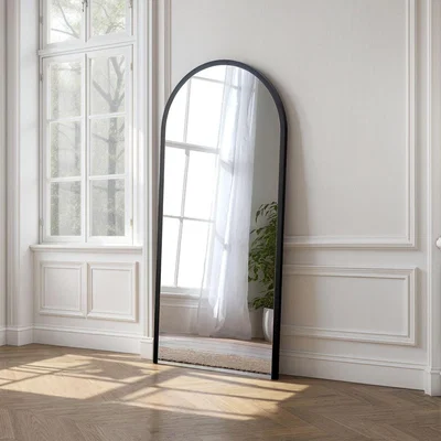 The Range Endless Full Length Arched Wall Mirror - Black