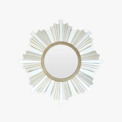 The Range Shayla Grey Wall Mirror - Silver