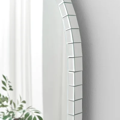 The Range Disco Large Glam Overmantel Arch Wall Mirror - Mirror