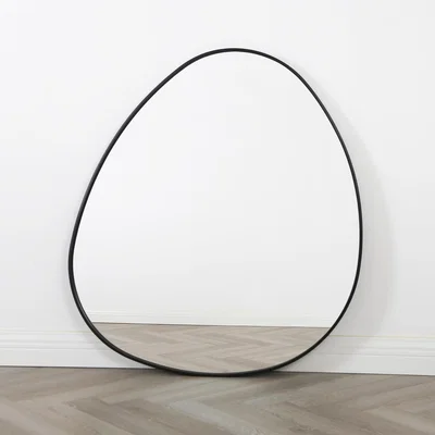 The Range Anax Pebble Mirror - Black