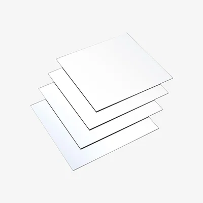 The Range HomeScape Mirror Stick-On Wall Tiles Acrylic Set - Clear / 0.86kg