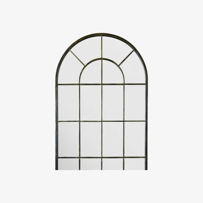The Range Window Grid Arcus Antique Black Wall mirror  - Antique Black