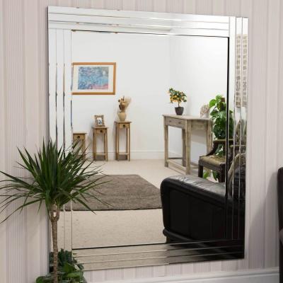 The Range MirrorOutlet Eden Triple Edge Venetian Mirror 144 x 116cm - All glass