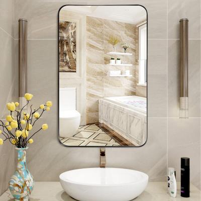The Range Rectangular Wall Mirror - Black
