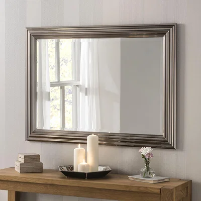 The Range Dark Chrome Wall Mirror - Chrome / Wall Mirror / 20kg