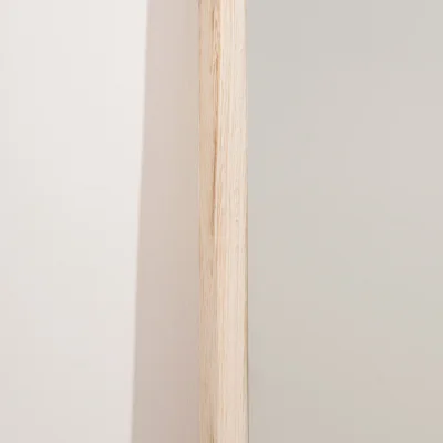 The Range Ayra Wooden Lean To Mirror - Washed Wood