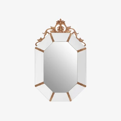 The Range Gilda Silver Wall Mirror - Gold