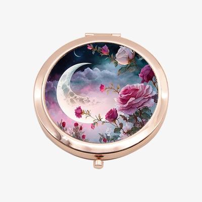 The Range Moon Rose Gold Pocket Mirror - Rose Gold