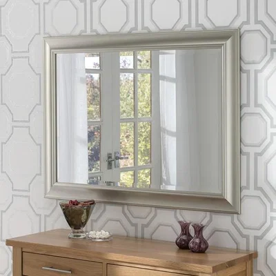 The Range Classic Framed Silver Mirror 94x69cm - Silver