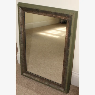 The Range Roma Accent Mirror in Metallic Green - Green / 152cm
