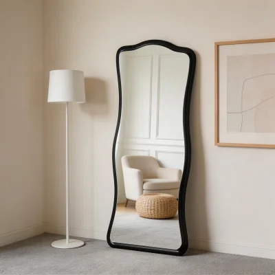 The Range Wiggle Lean To Mirror - Black