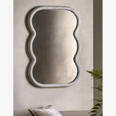 Rose & Grey Cobham Curved Rectangle Mirror