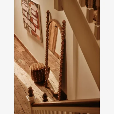Soho Home Willow Floor Mirror, Oak