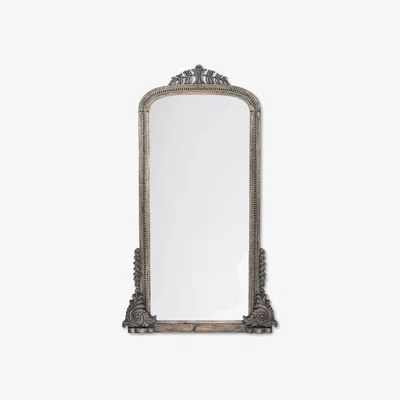 Sazy Classe Wooden Floor Mirror, Grey, 105x180 cm