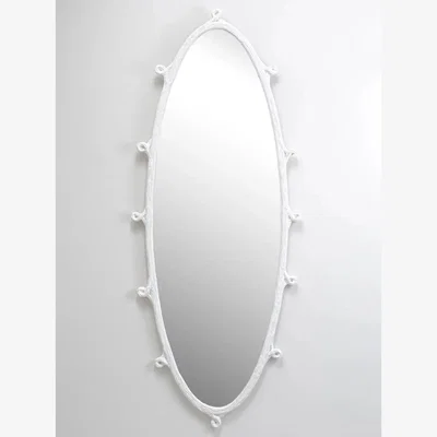 Tobias Oliver Porta Romana | Jolly Mirror Large | Plaster White