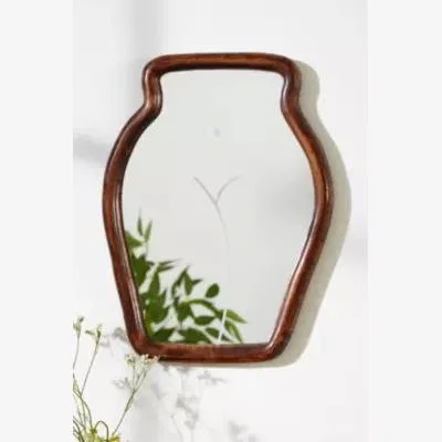 Urban Outfitters Body Frame Wall Mirror - Brown ALL at Urban Outfitters