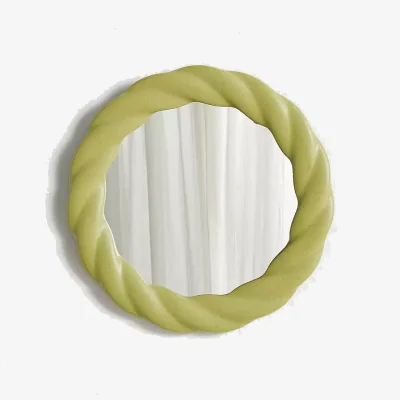 Urban Outfitters Jamie Braided Mirror - Green ALL at Urban Outfitters
