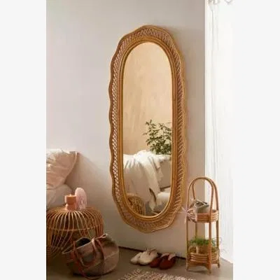 Urban Outfitters Malorie Wicker Wall Mirror - Assorted ALL at Urban Outfitters