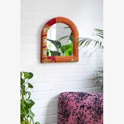 Urban Outfitters Kantha Arched Wall Mirror - Assorted ALL at Urban Outfitters