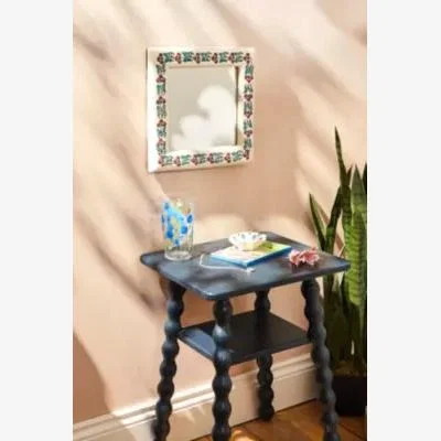 Urban Outfitters Rose Painted Mirror - White ALL at Urban Outfitters